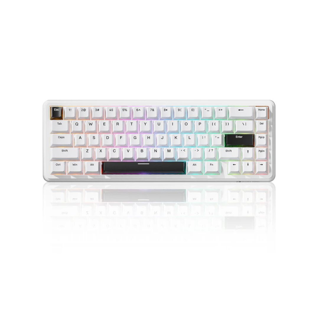 TJM ATTACK SHARK X65 Magnetic Mechanical Keyboard - White