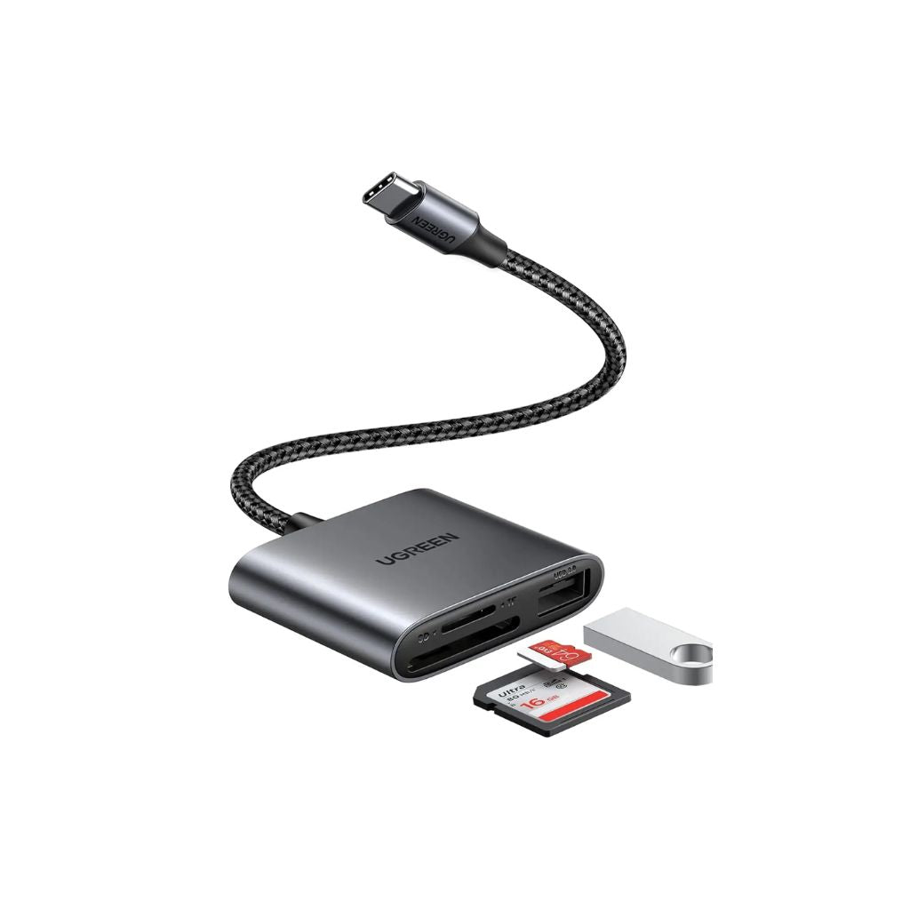 TJM UGREEN UG-80798 USB-C Memory Card Reader Hub