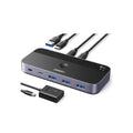 TJM UGREEN UG-25098 USB-C Computer Sharing Switch 2-in-4 Out Hub