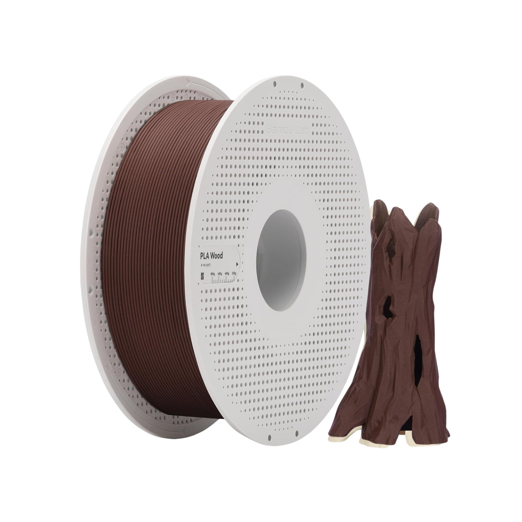 TJM Bambu Lab PLA Wood 3D Printing Filament 1KG - Wood Rosewood