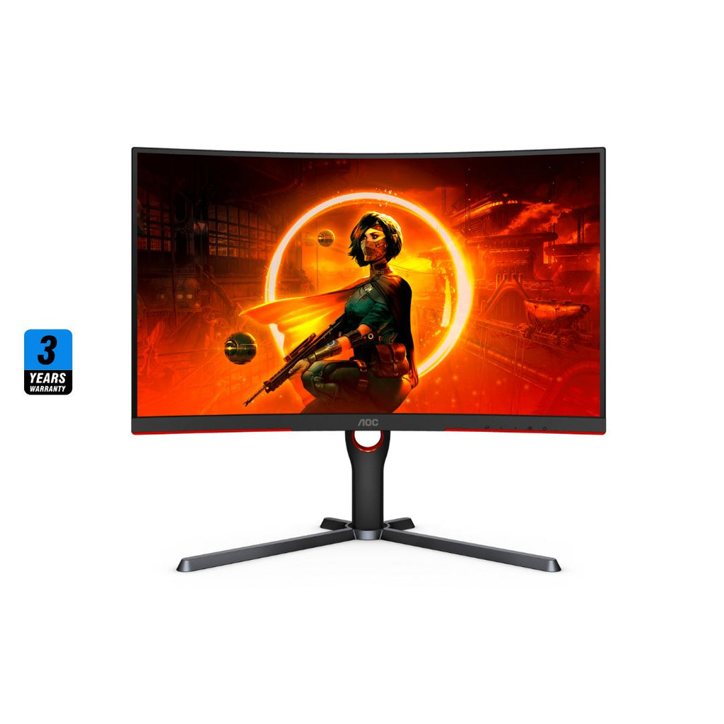 TJM AOC CQ27G3Z 27 2K (2560x1440) 240Hz 0.5Ms VA Curved