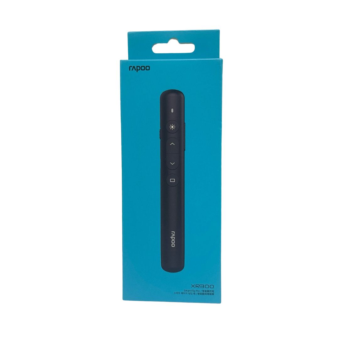 TJM Rapoo XR300 Green Laser Presenter - Black