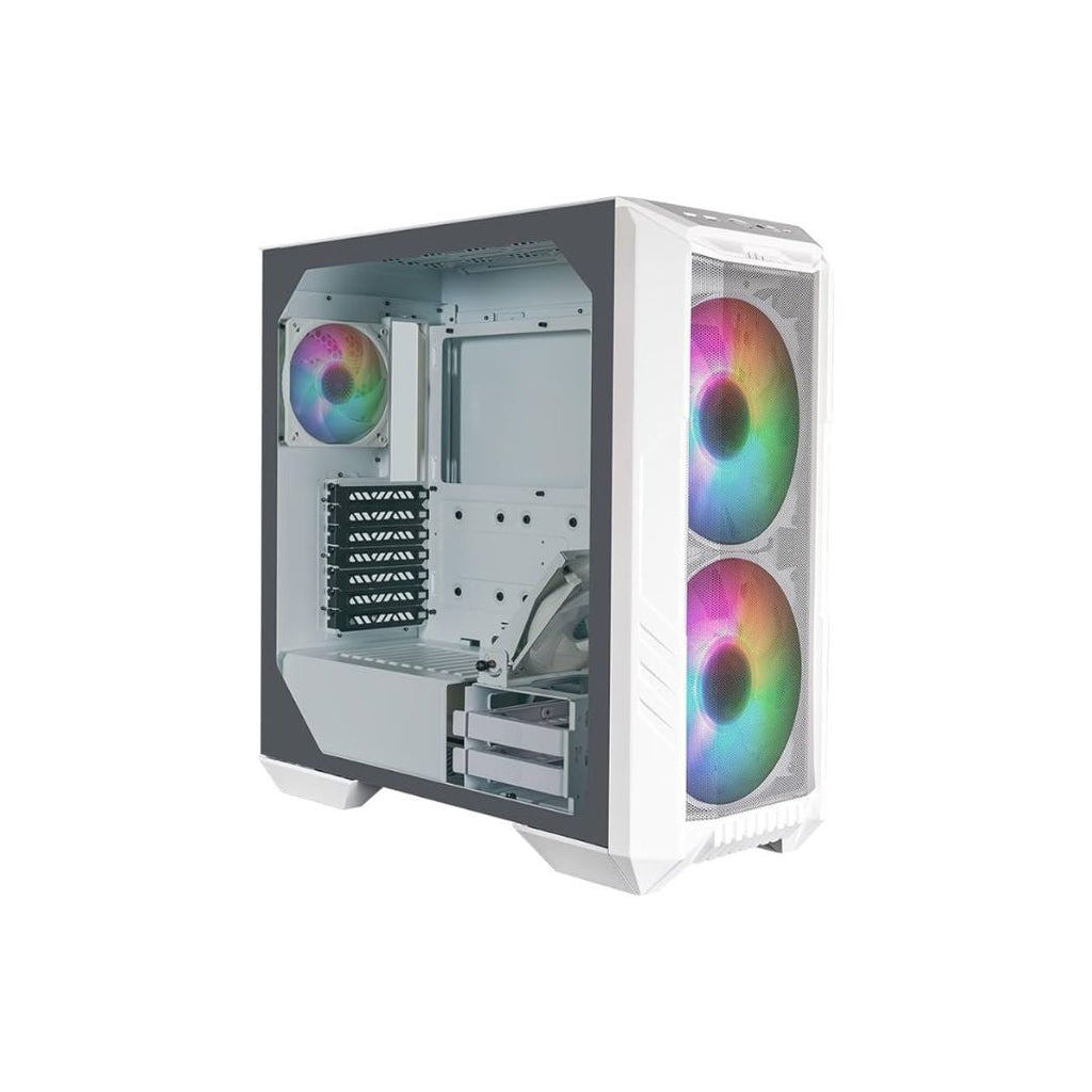TJM Cooler Master HAF 500 Mid Tower 3 Fan - White