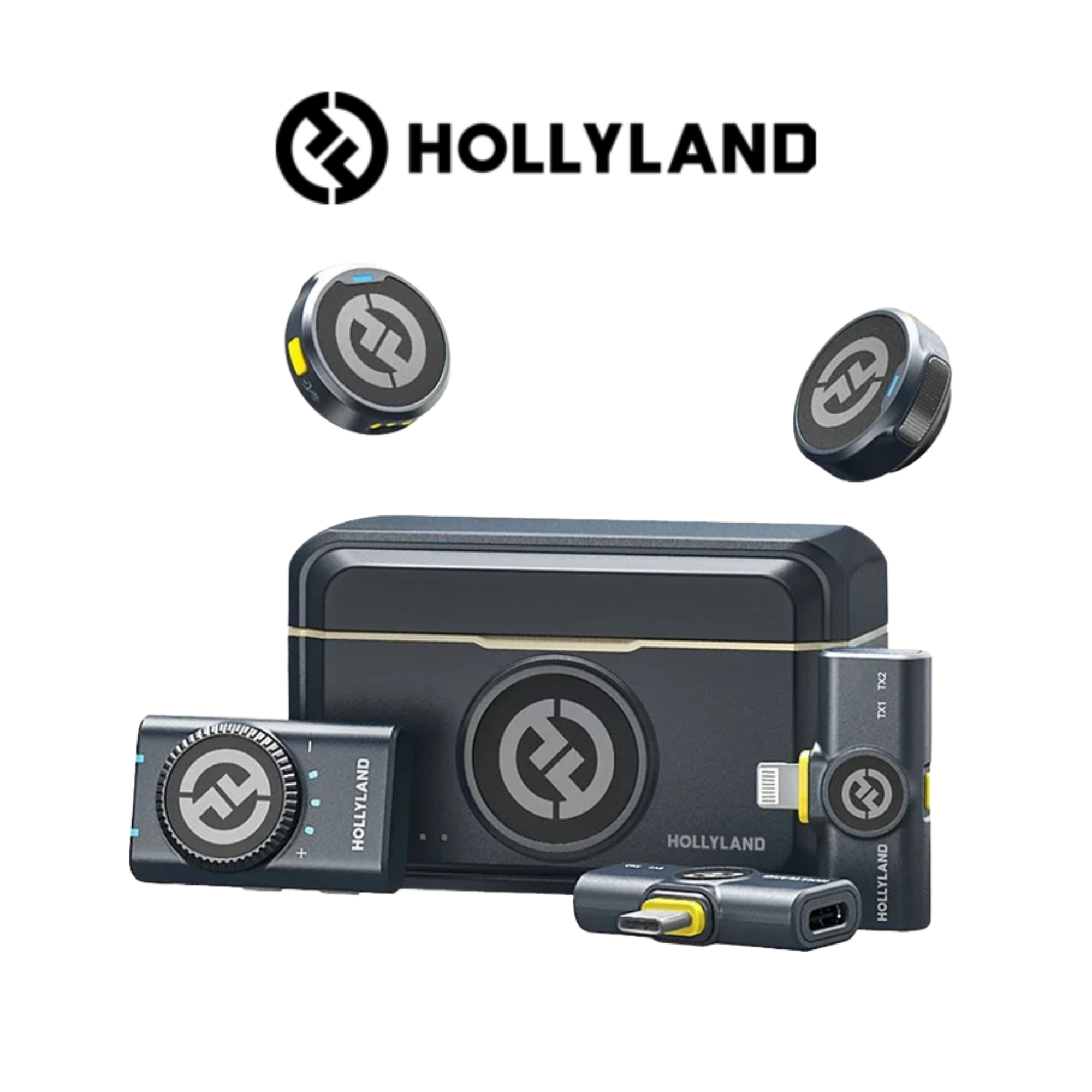TJM Hollyland Lark M2 DUO Combo - Wireless Lavalier Microphone