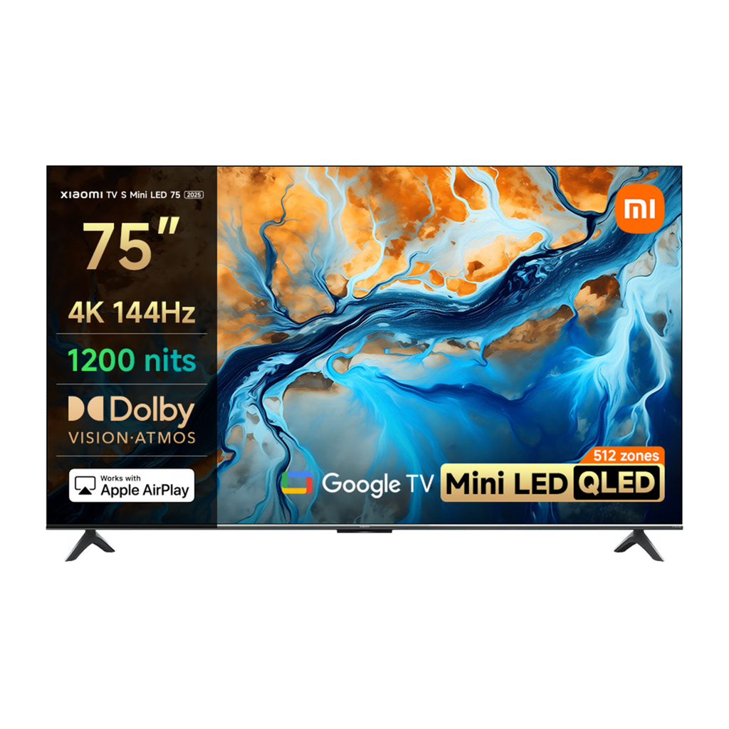 TJM Xiaomi TV S Mini LED 4K (3840 x 2560) 75 Inch 144Hz Smart