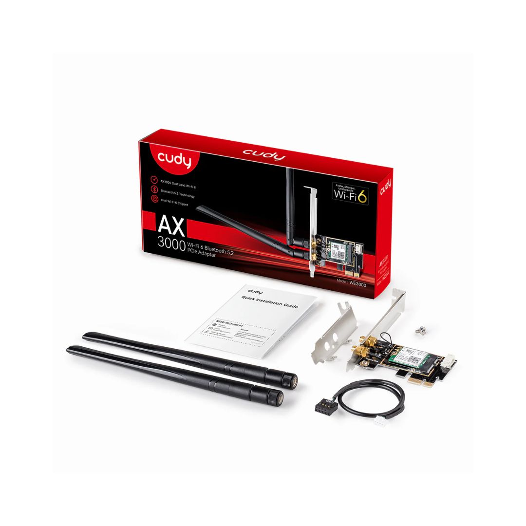 TJM Cudy WE3000 PCI-E Adapter Wi-Fi and Bluetooth