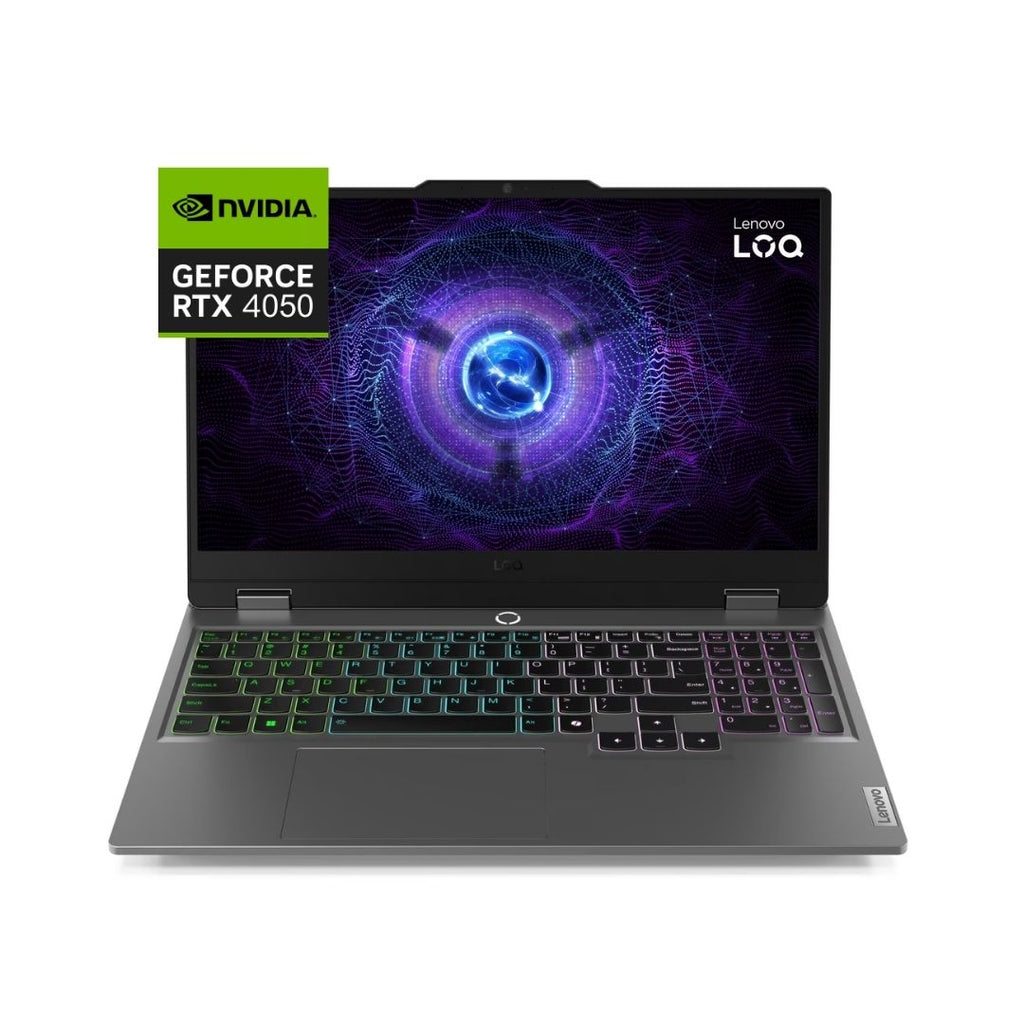 TJM Lenovo LOQ 15IRX9 - (71PS) Intel Core i7-13650HX, RAM 16GB, SSD 512GB, RTX 4050 6GB, 15.6 Inch Inch FHD IPS 144Hz, Luna Grey