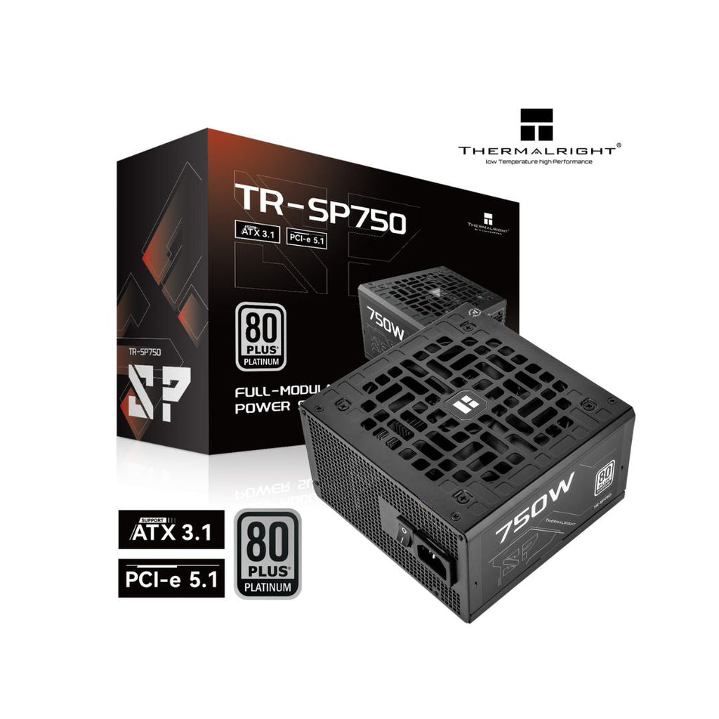 TJM Thermalright SP750 750W 80+ Platinum Power Supply, Black