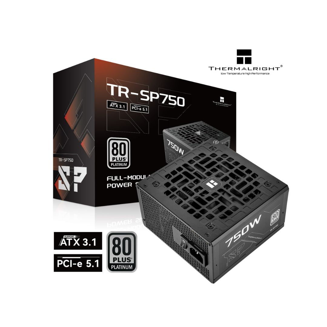 TJM Thermalright SP750 750W 80+ Platinum Power Supply, Black