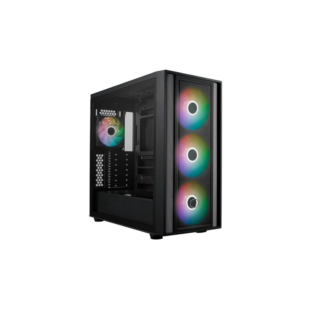 TJM Cooler Master MasterBox 600 Mid Tower 4 Fan - Black