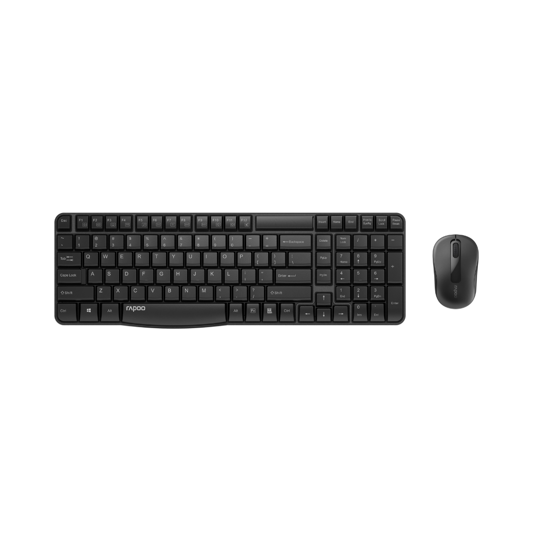 TJM Rapoo X1800S Wireless Optical Keyboard & Mouse Combo Kit