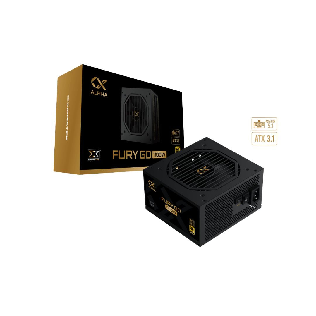 TJM Xigmatek Fury GD 1100W Gold 80+ PCIE 5.0 Fully Modular