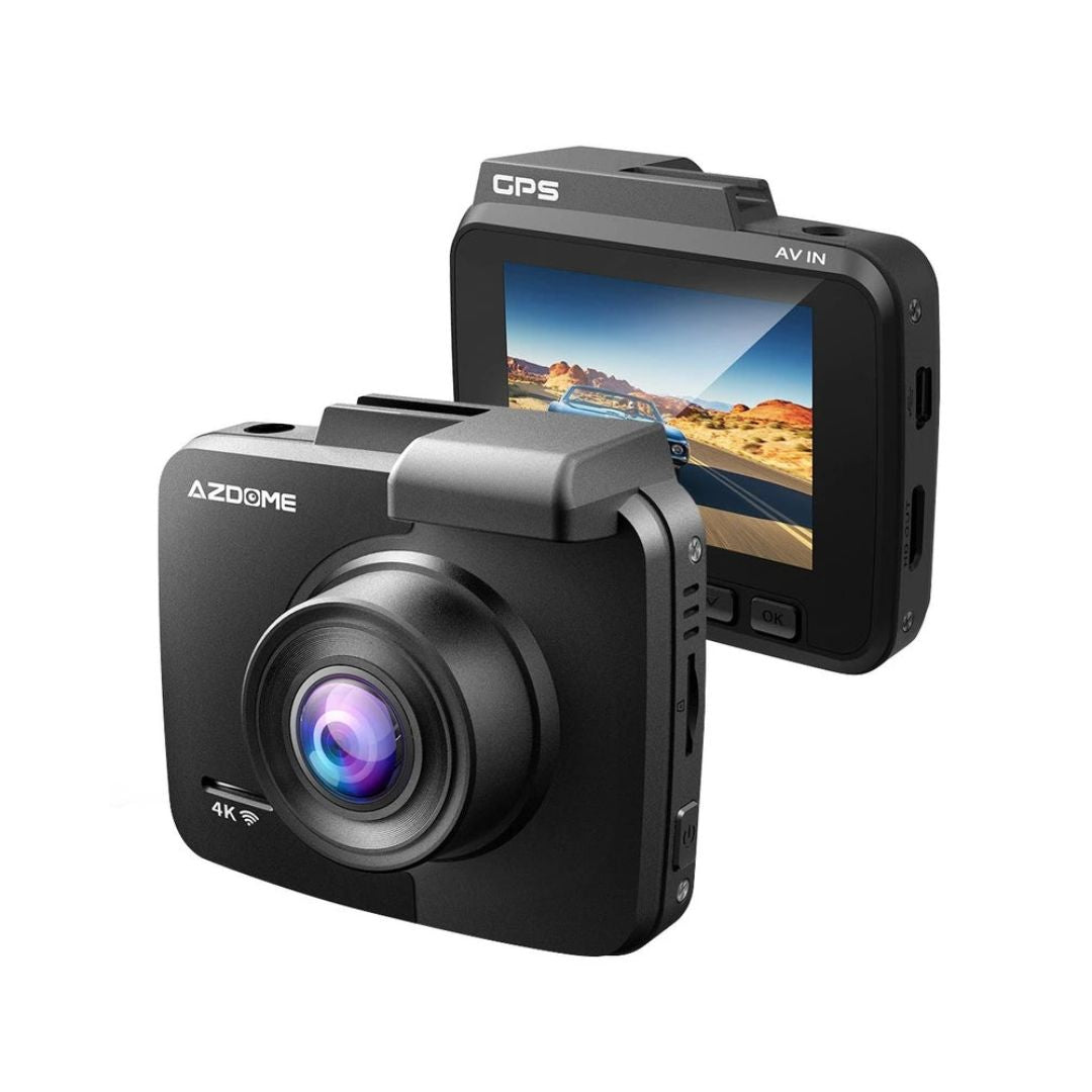 TJM AZDOME GS63H Pro 4K with No-Light Full-Color Night Vision Dash Cam - Black