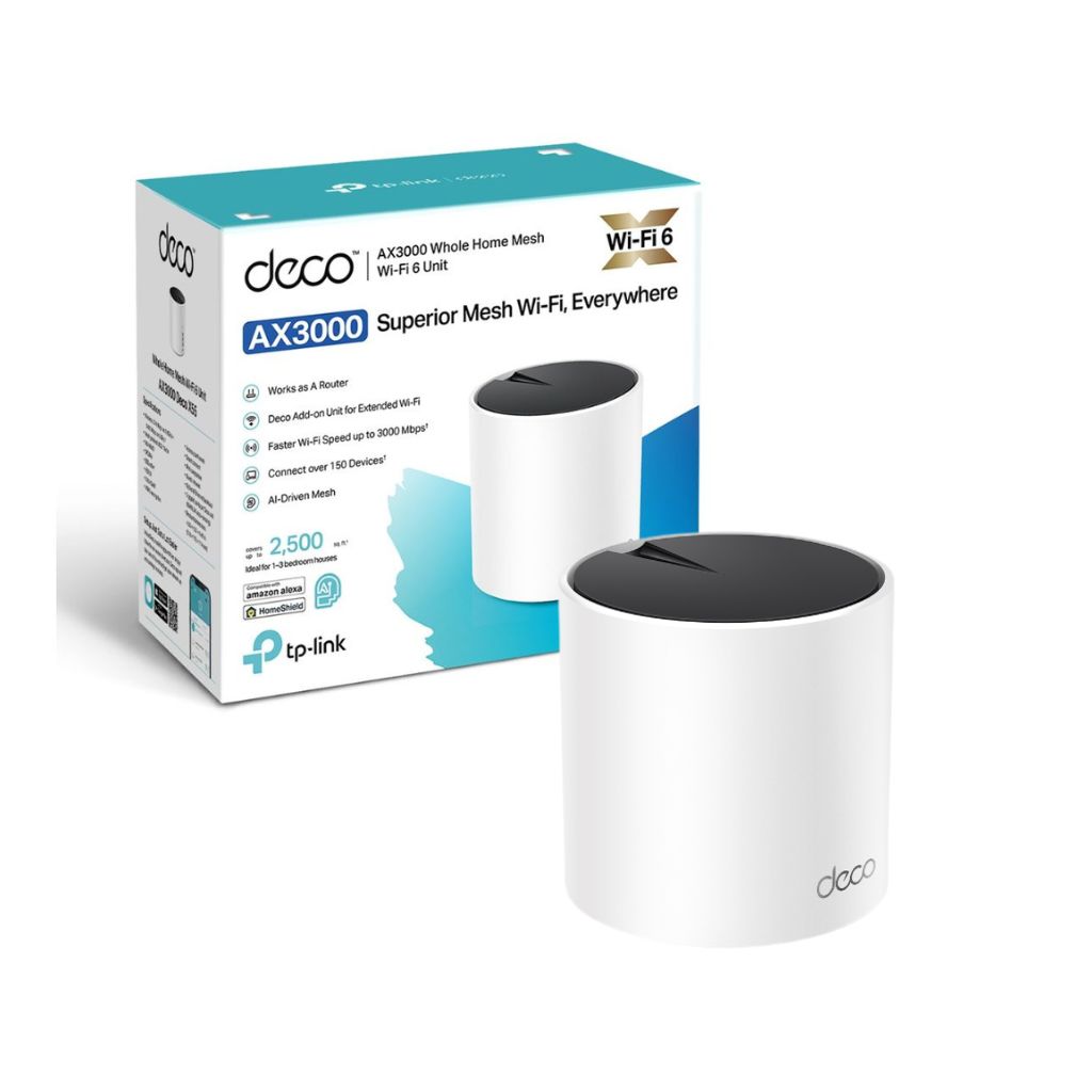TJM TP-Link Deco X55 AX3000 Whole Home Mesh Wi-Fi 6 System 1-Pack