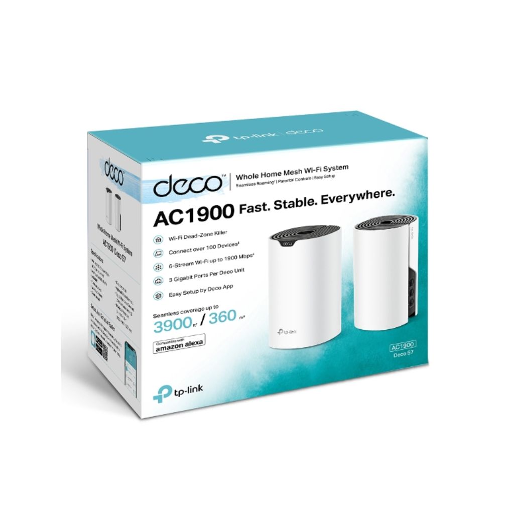 TJM TP Link DECO S7 AC1900 Mesh Wi-Fi 5 System 2-Pack