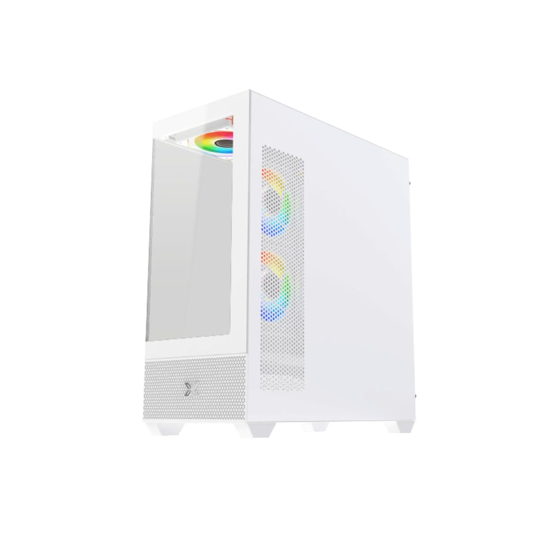 TJM Xigmatek Alphard Arctic Mid Tower Case - White