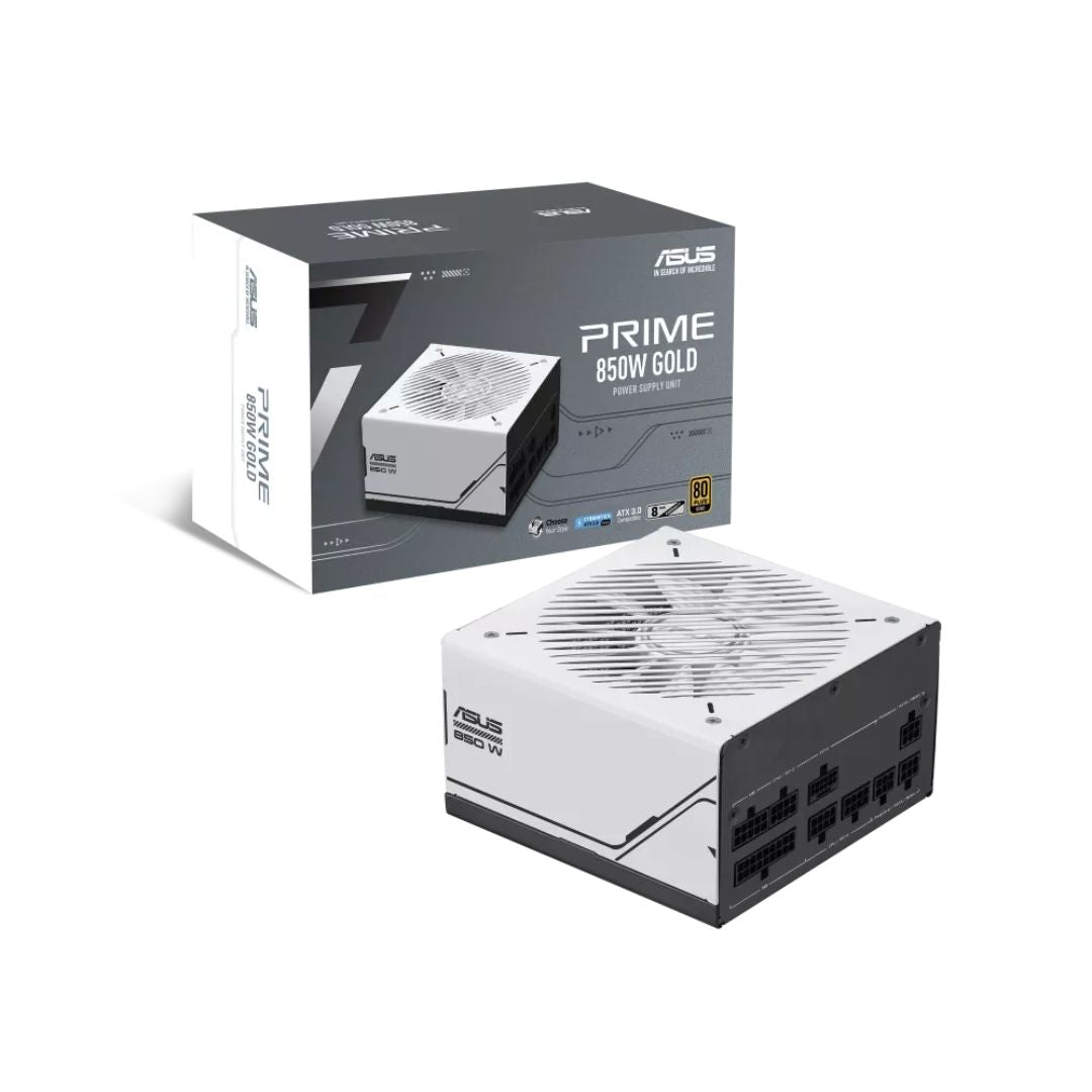 TJM ASUS Prime AP-850G - 850W Gold 80+ Gold, Full Modular, PCIe 5.0