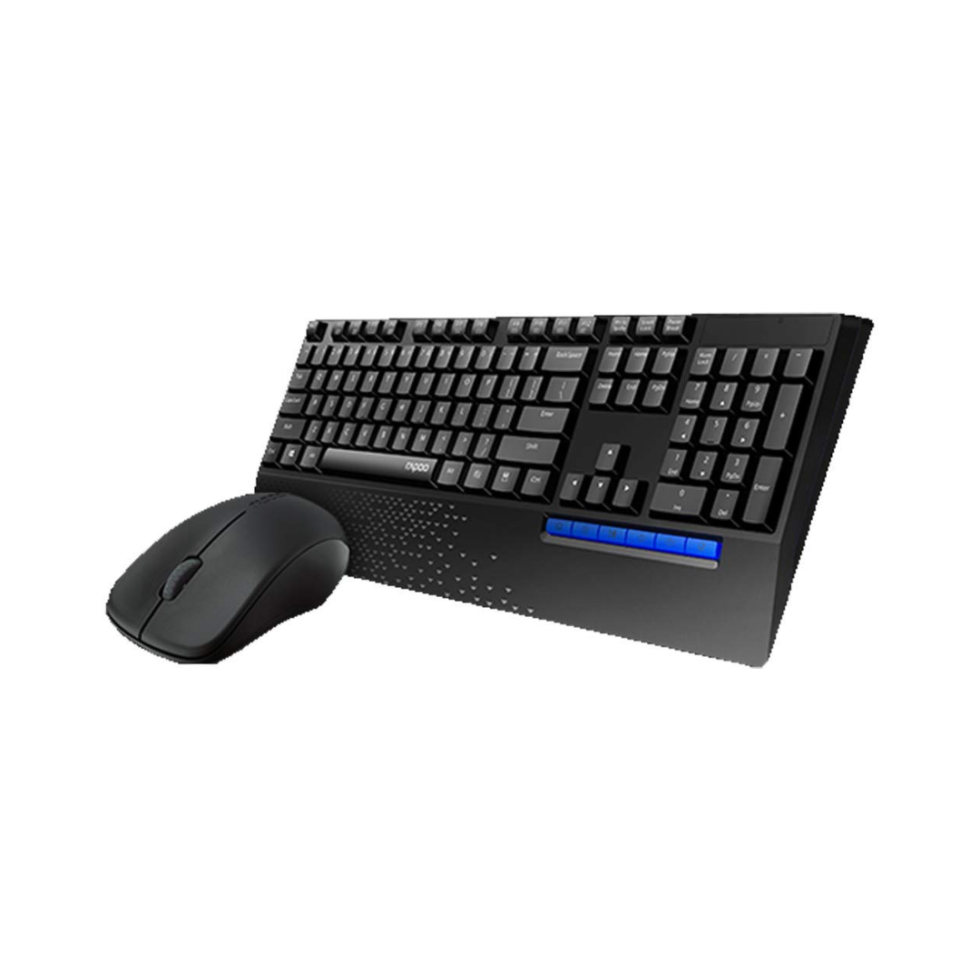 TJM Rapoo X1960 Wireless Optical Mouse & Keyboard Combo Kit