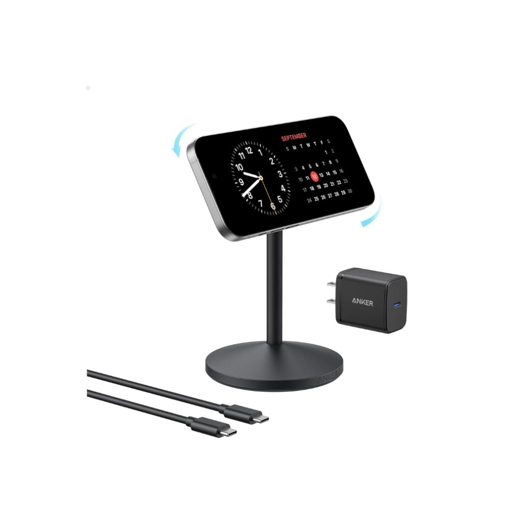 TJM Anker MagGo Wireless Charger Stand - Black