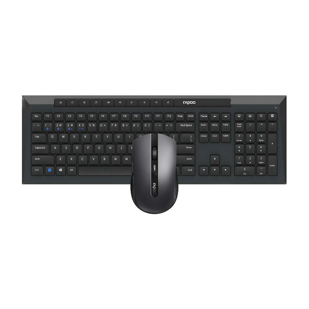 TJM Rapoo 8210M, Multi Device, Wireless, Bluetooth, Combo Kit