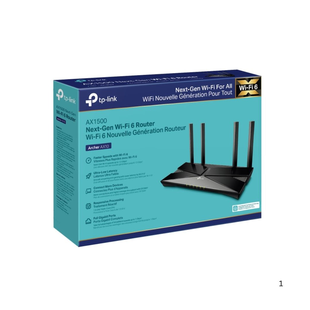 TJM TP-Link Archer AX10, AX1500 Wi-Fi 6 Router