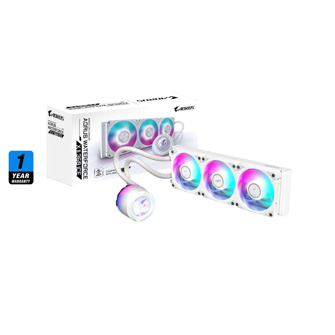 TJM GIGABYTE AORUS WATERFORCE X II 360 ICE LCD - White