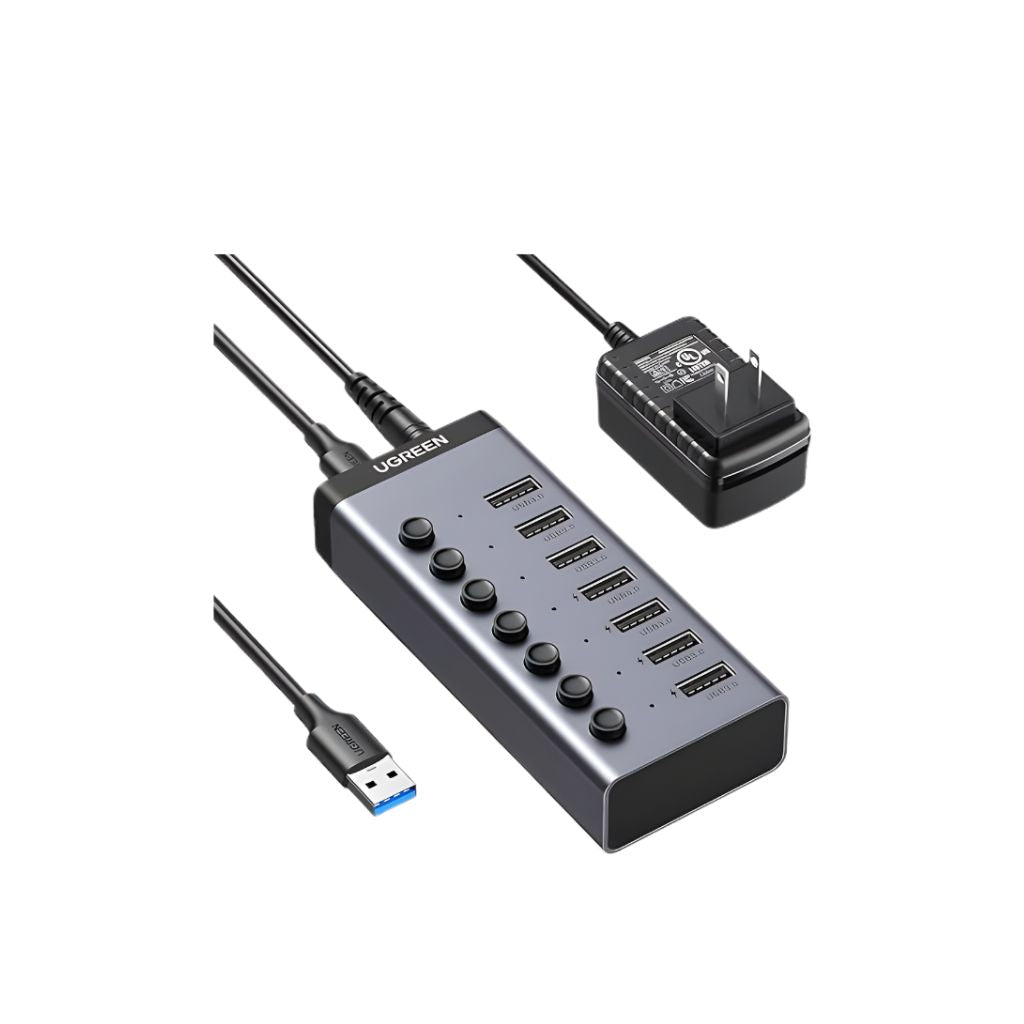 TJM UGREEN UG-90307 USB-C to 7-Port USB-A Hub