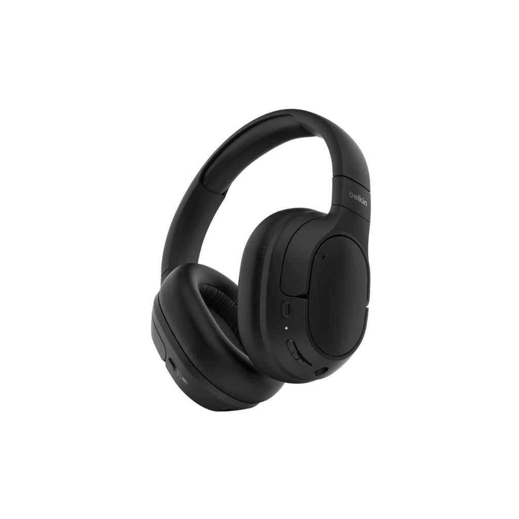 TJM Belkin  SoundForm Isolate Noise Cancelling Over-Ear Headphones - Black
