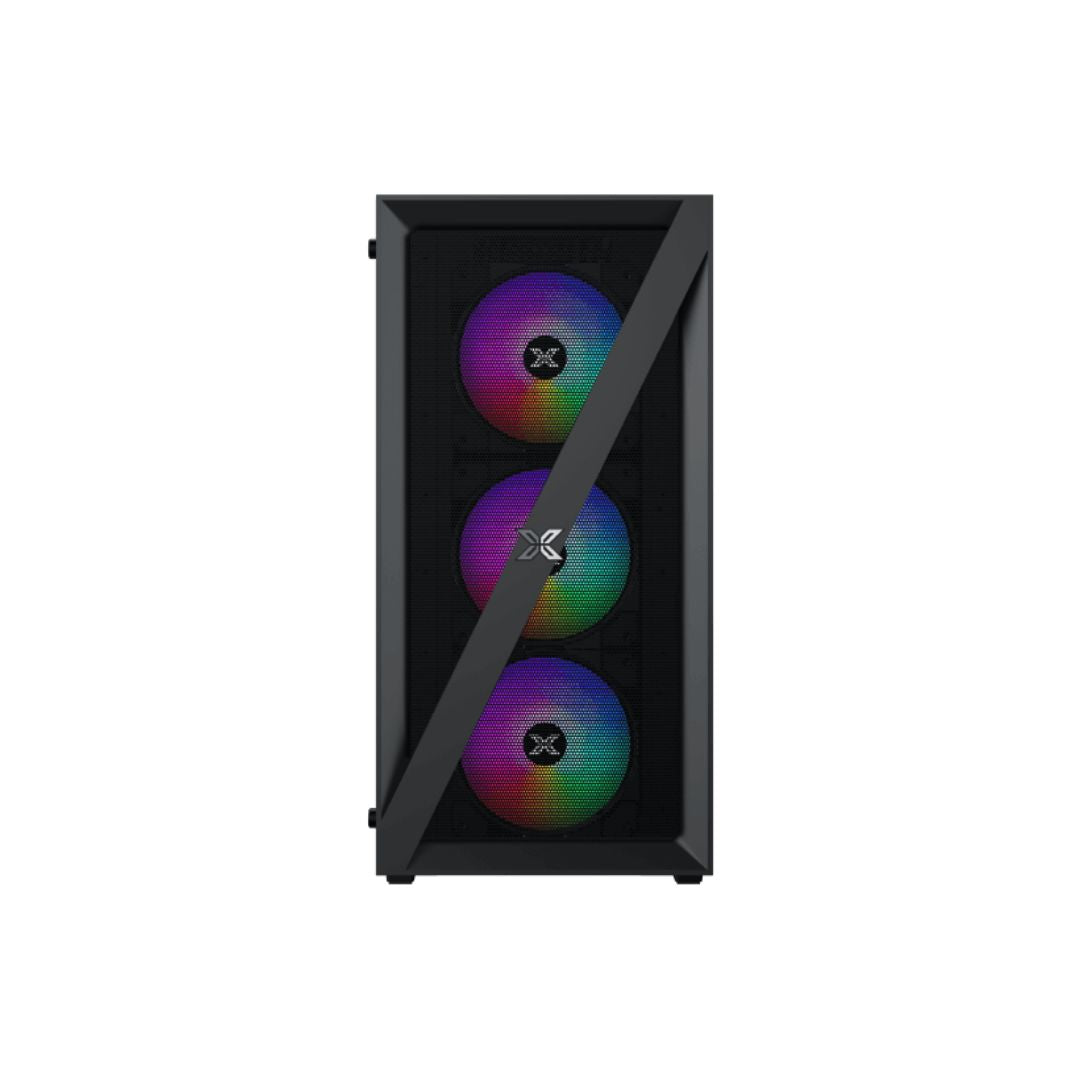 TJM Xigmatek Blade RGB Mid Tower Case - Black