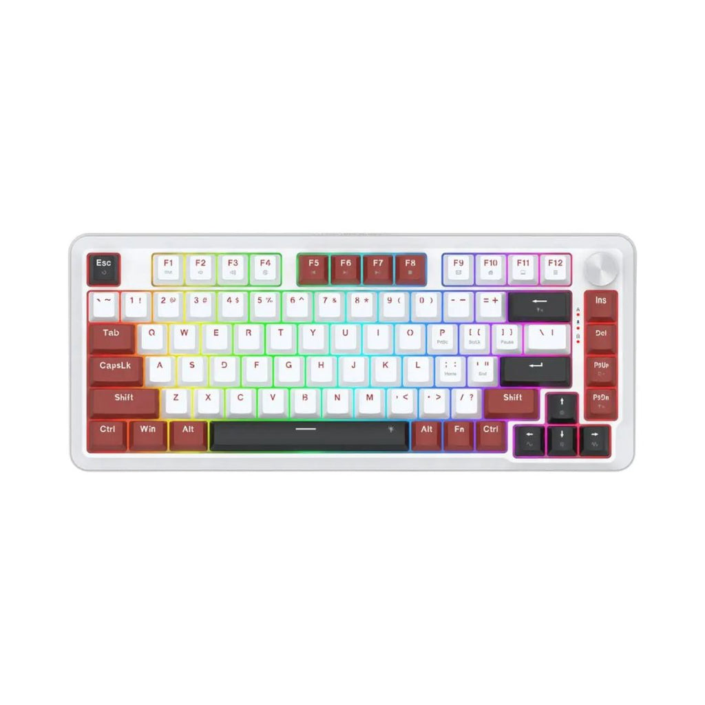 TJM Redragon K721WRB Stormhunter Magnetic Wired - White Red