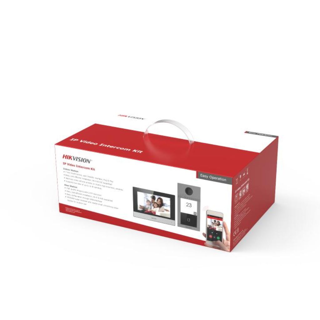 TJM Hikvision 2MP (124°) IP Video Intercom DS-KIS604-P(C)