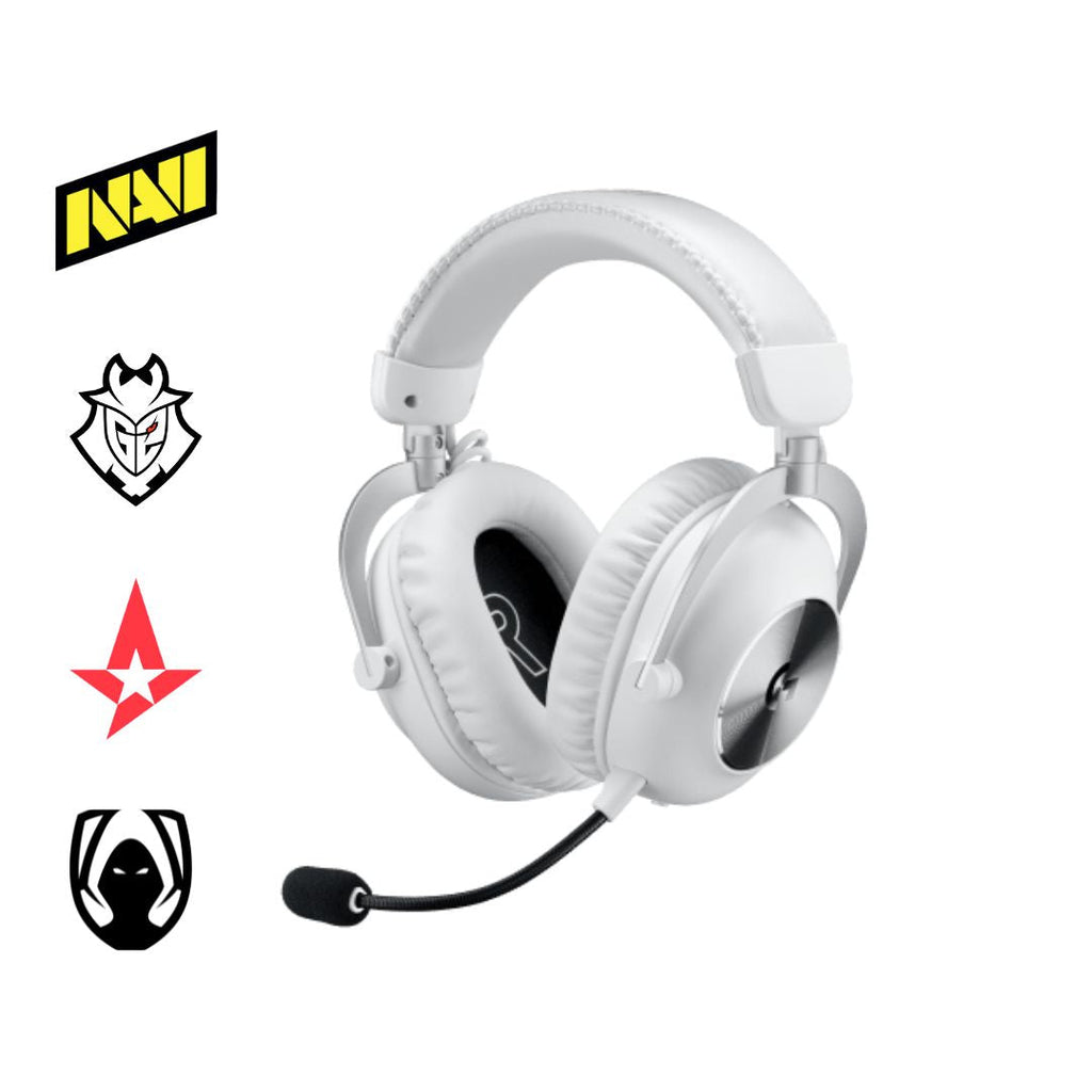 TJM Logitech G PRO X 2 Lightspeed Wireless Gaming Headset- White