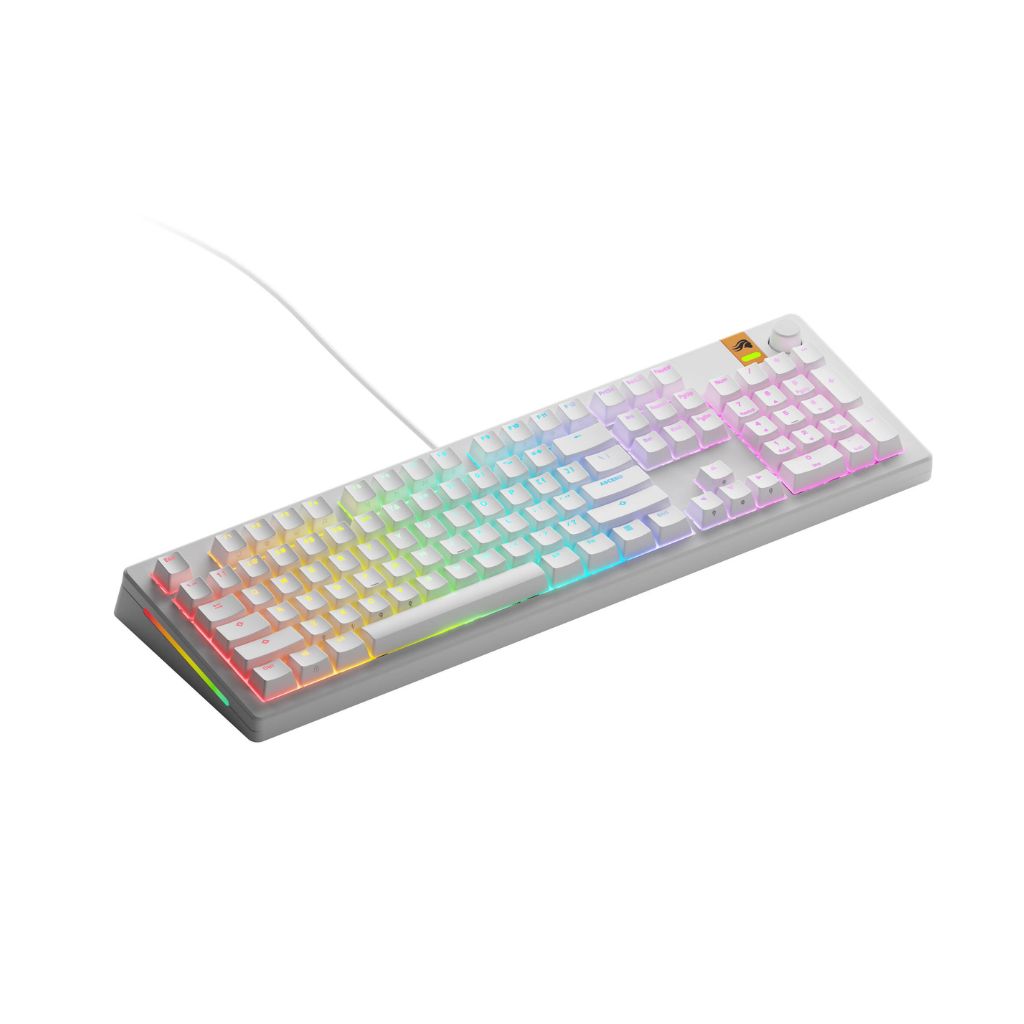 TJM Glorious GMMK 3 Full-Size Gaming Keyboard - White