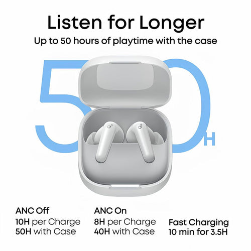 TJM Anker Soundcore R60i NC Wireless Earbuds - White