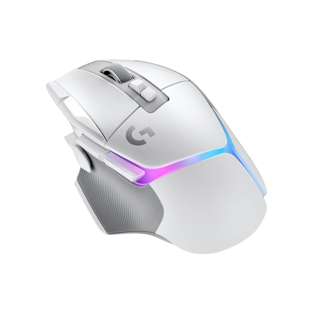 TJM Logitech G502 X PLUS Lightspeed Wireless Optical Mouse White