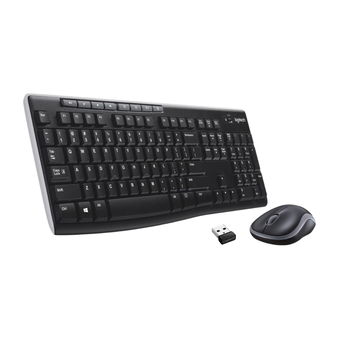 TJM Logitech MK270 Wireless Keyboard and Mouse Combo