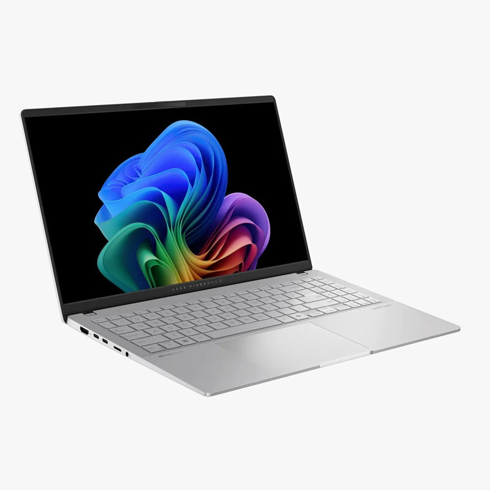 TJM Asus Vivobook S 15 K5507QA-MA048W, Snapdragon X Plus, RAM 16GB, 1TB SSD, Qualcomm® Adreno™, 15.6 3K OLED 120Hz, Cool Silver