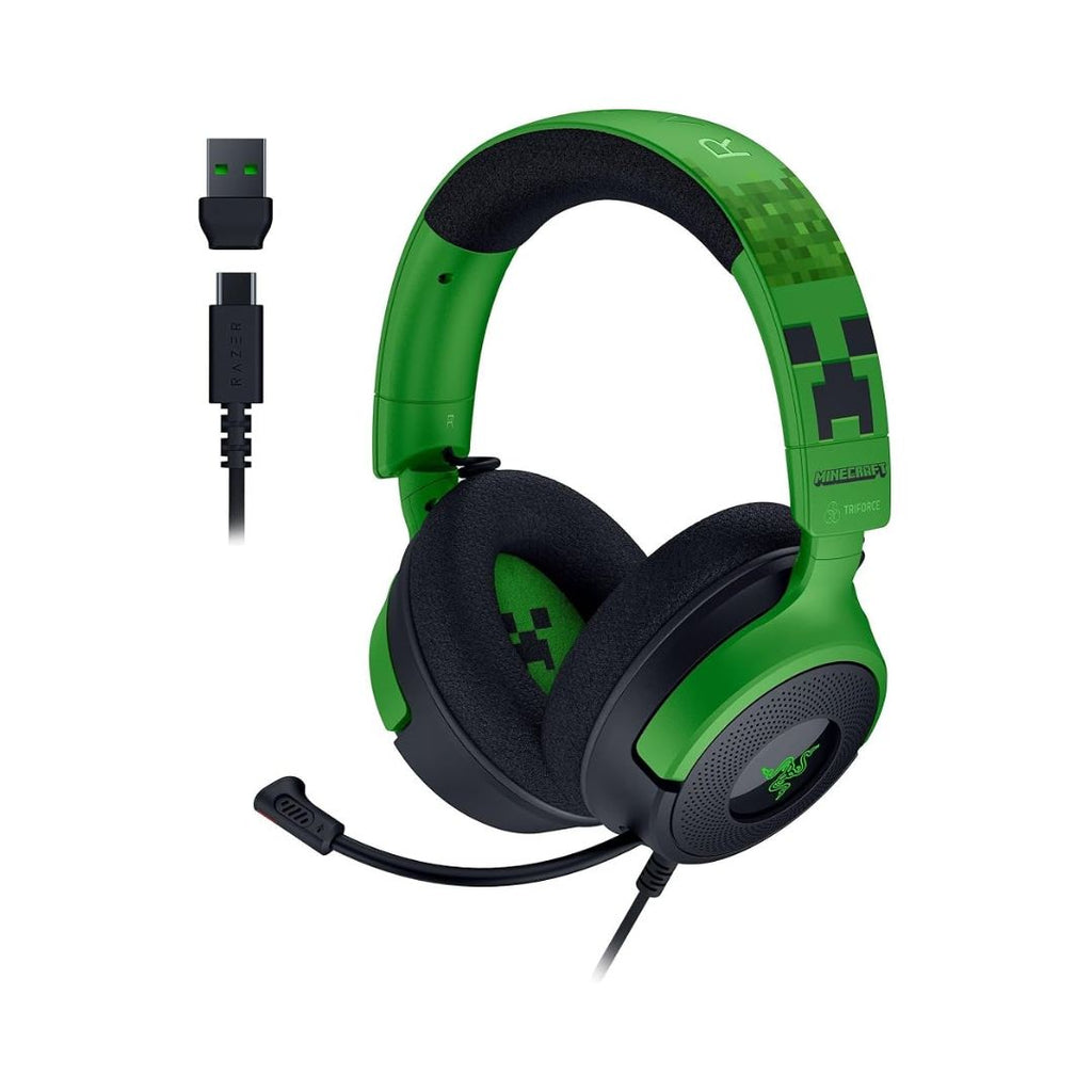 TJM Razer Kraken V4 X Gaming Headset - Minecraft Edition