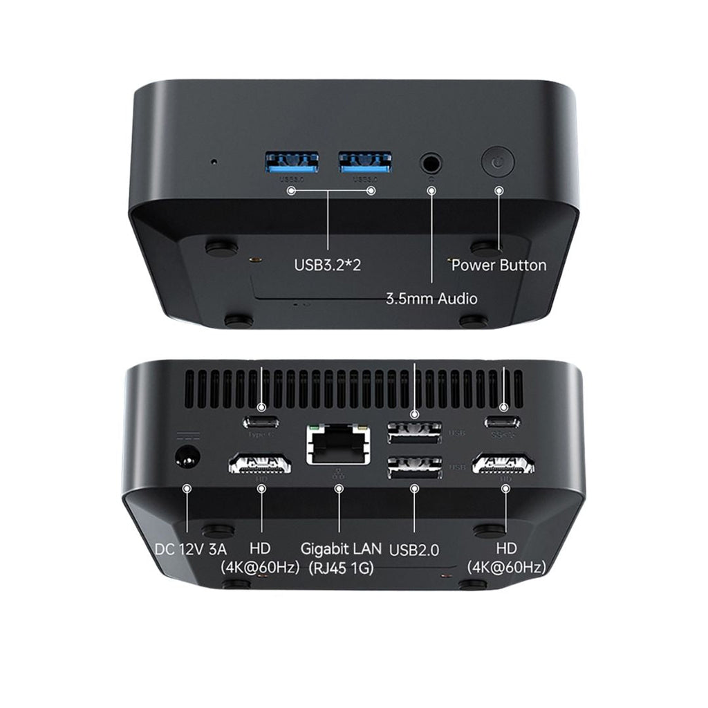 TJM Soyo M4 Pro Mini PC, Intel Twin Lake N150, RAM 16G, SSD 512, Intel UHD Graphics