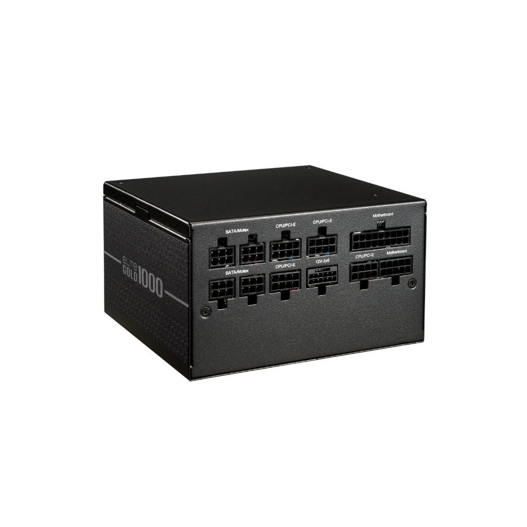 TJM Cooler Master ELITE 1000W 80 Gold Full Modular - Black