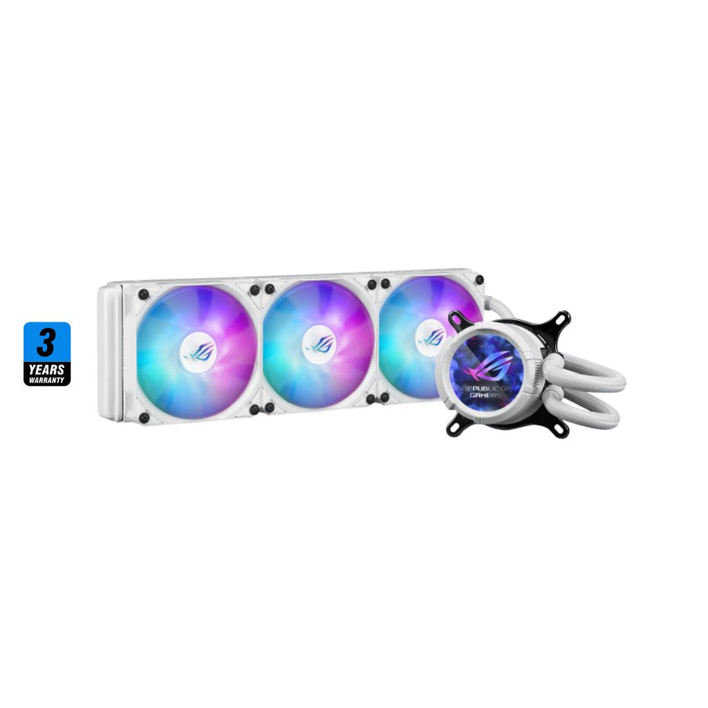 TJM ASUS ROG Strix LC III 360 ARGB White, LCD