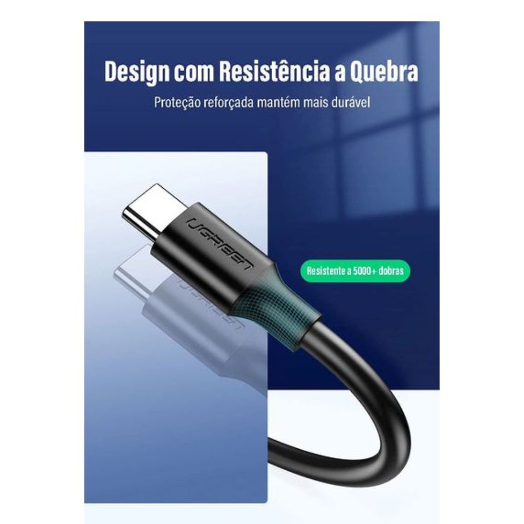 TJM UGREEN UG-20883 USB-A to Type-C Cable - 1.5m