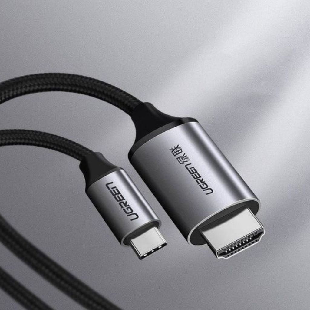 TJM UGREEN UG-50570 USB-C to HDMI Cable Gray/Black 1.5M 4K@60Hz