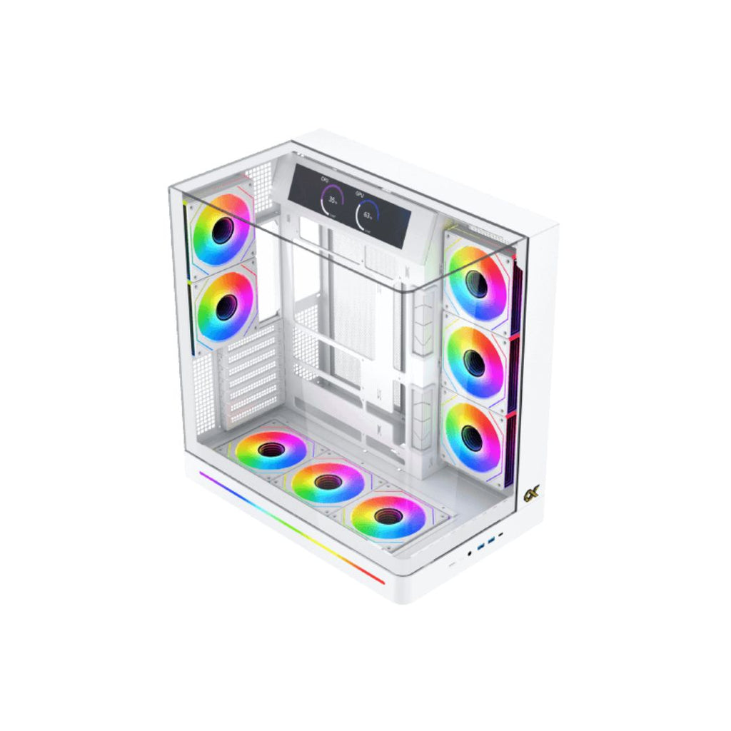 TJM Xigmatek Pano II Arctic Mid Tower Case - White