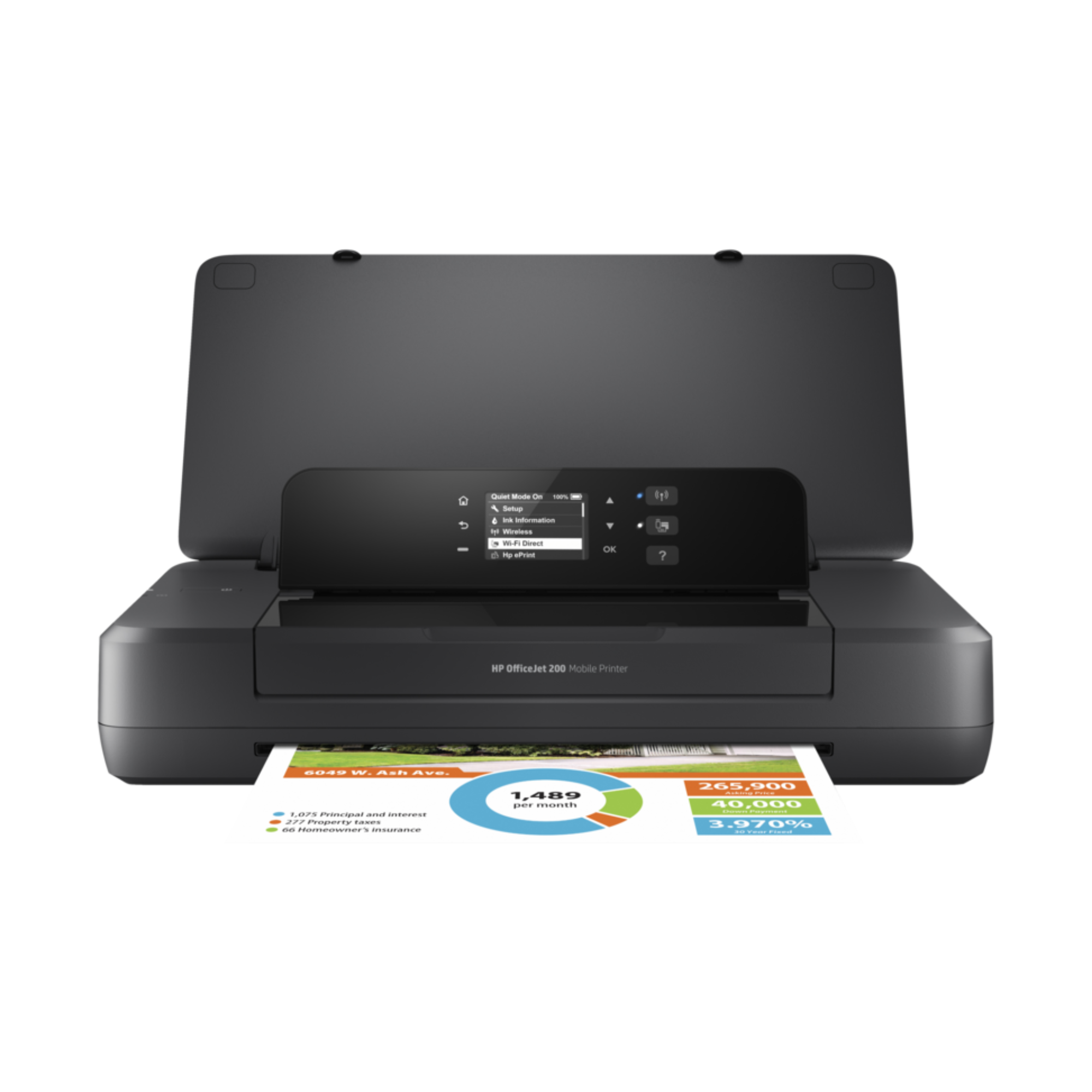 TJM HP OfficeJet 202 Mobile Portable Printer