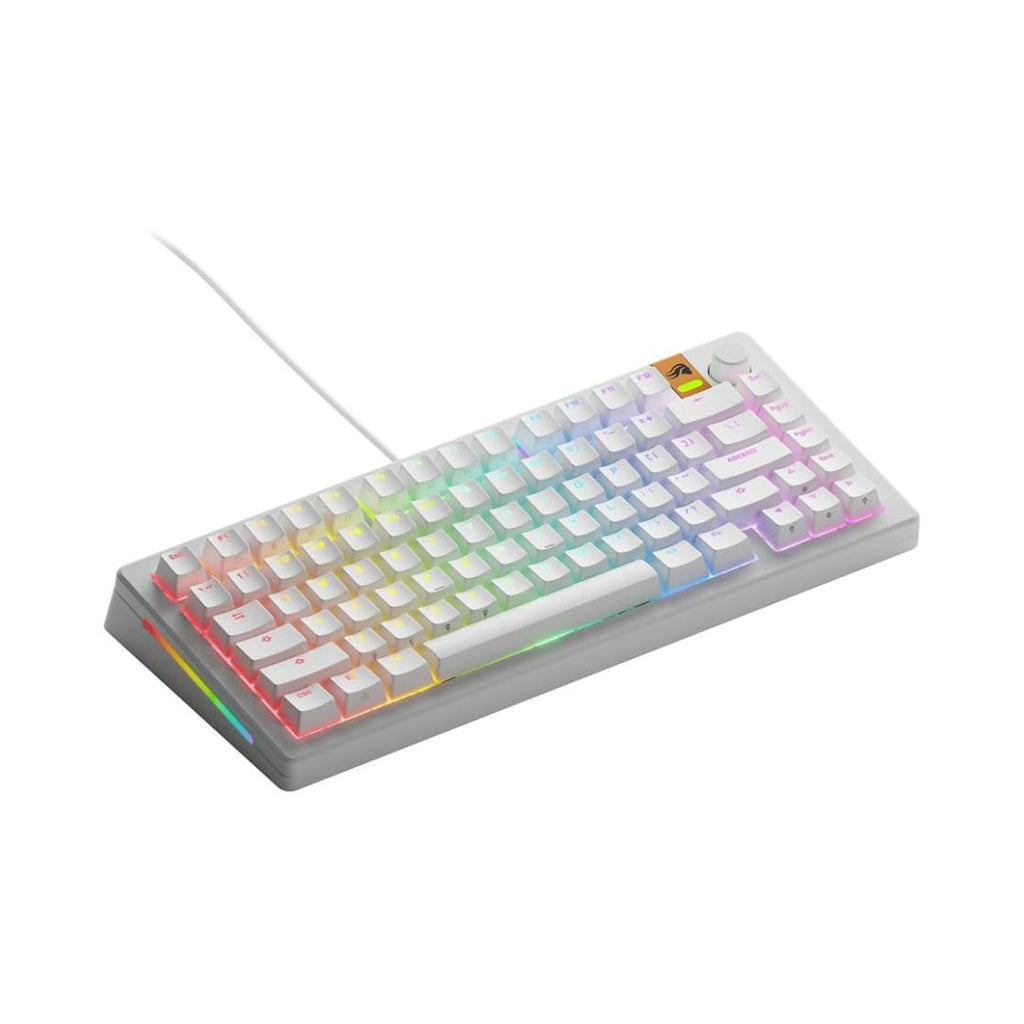 TJM Glorious GMMK 3 HE 75% Gaming Keyboard - White
