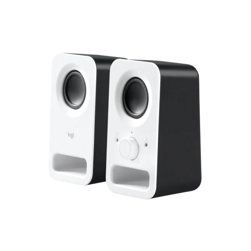 TJM Logitech Z150 Stereo Speakers - White