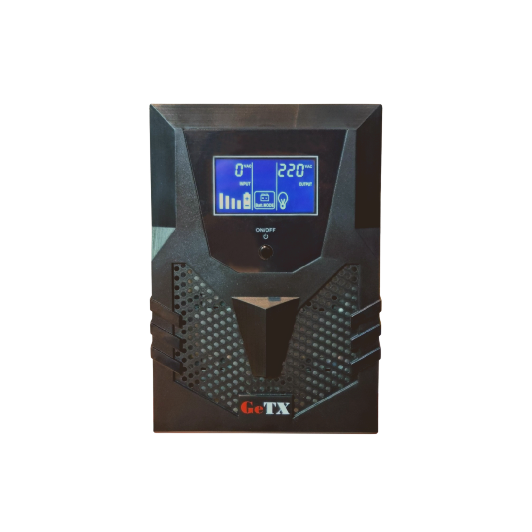 TJM UPS Gaming GeTX GTXF-2000 (2000VA, 2KV) Line interactive, 12V-12A *2 Battery, Red Box