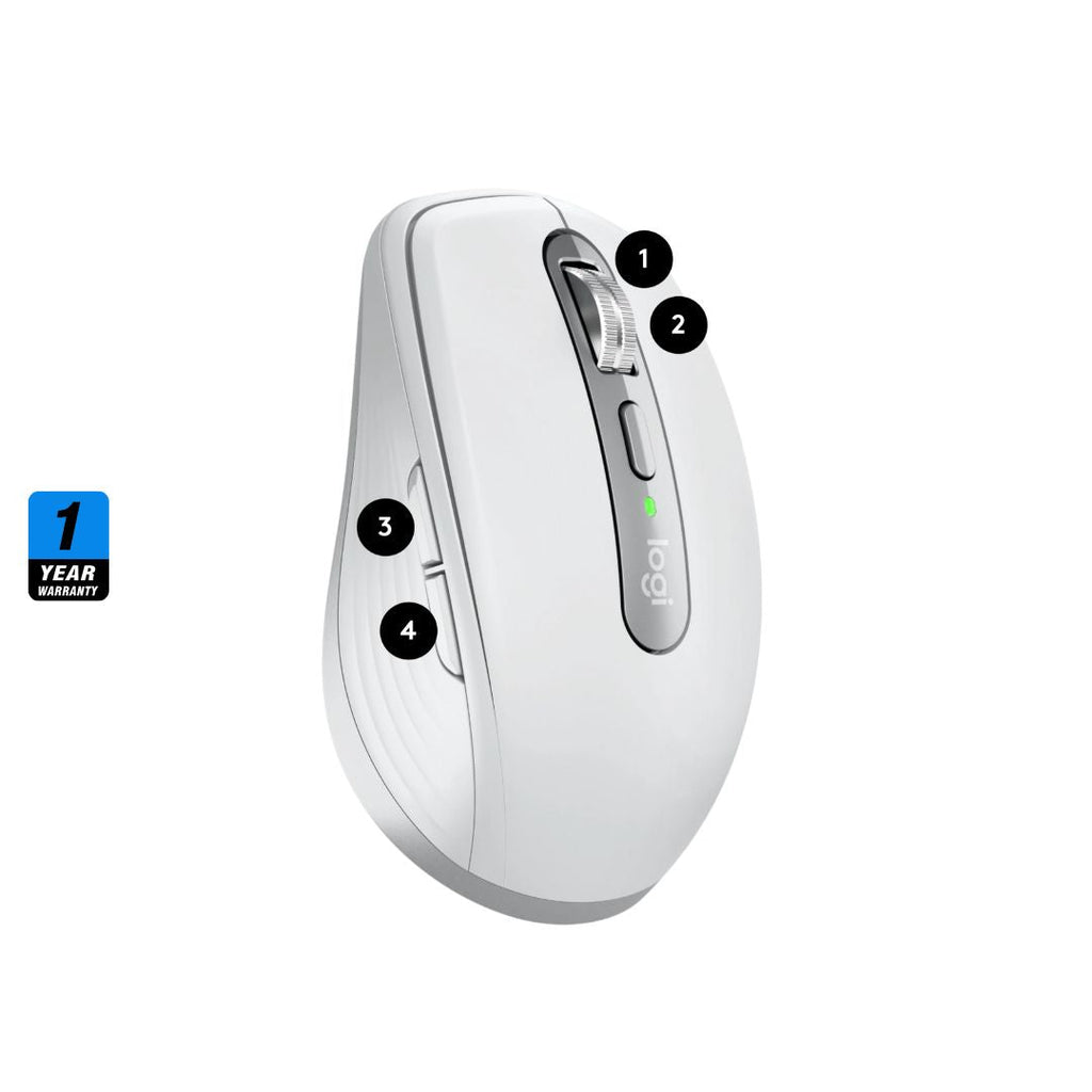 TJM Logitech MX Anywhere 3S Wireless - White