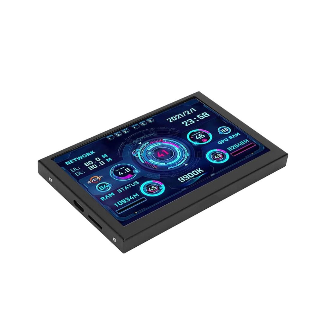 TJM 5in Software CPU Temp IPS Type-C LCD